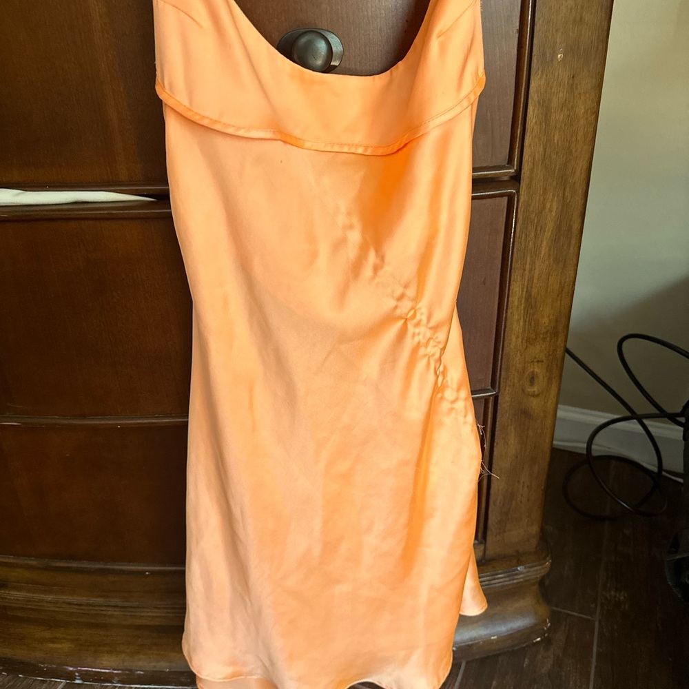 Zara Neon Orange Dress